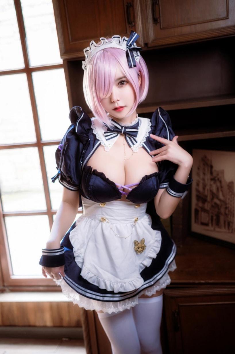 亚马逊鲶鱼 – FGO 玛修 女仆-完美coser