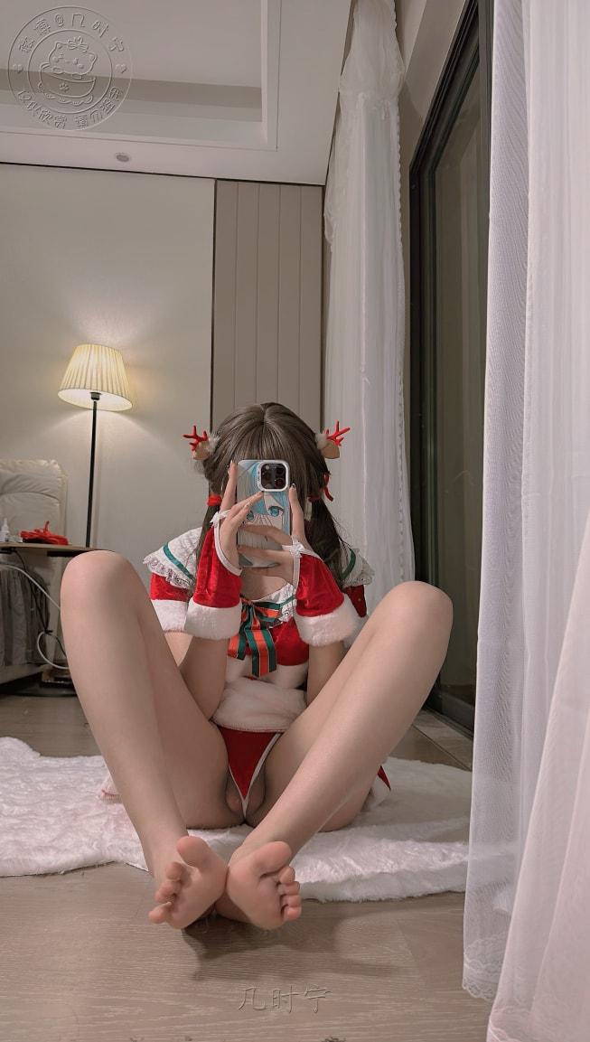 几时宁 – 圣诞小鹿图-非常赞