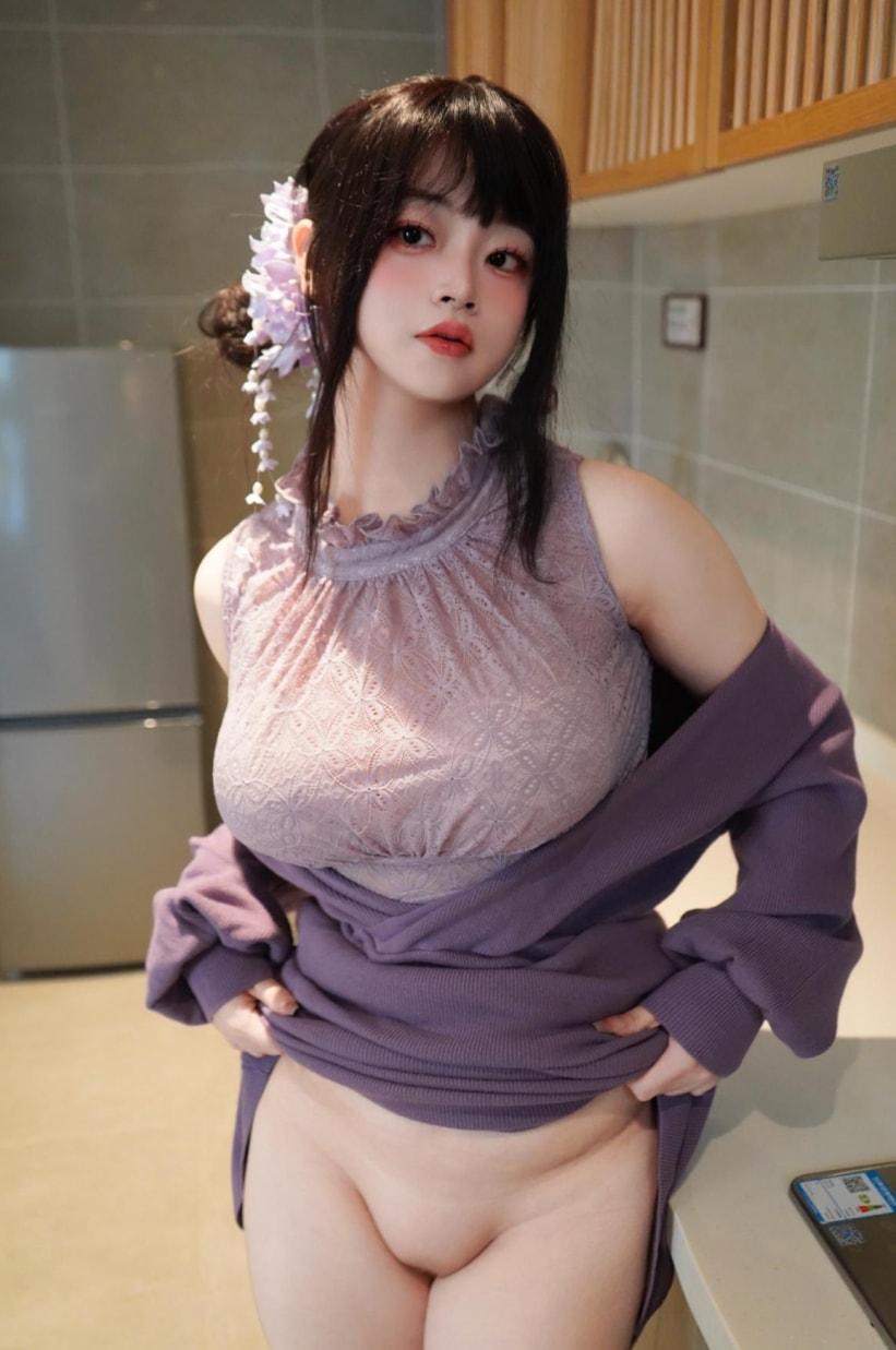 一只毛毛帽 – 人妻的水渍-性感美女