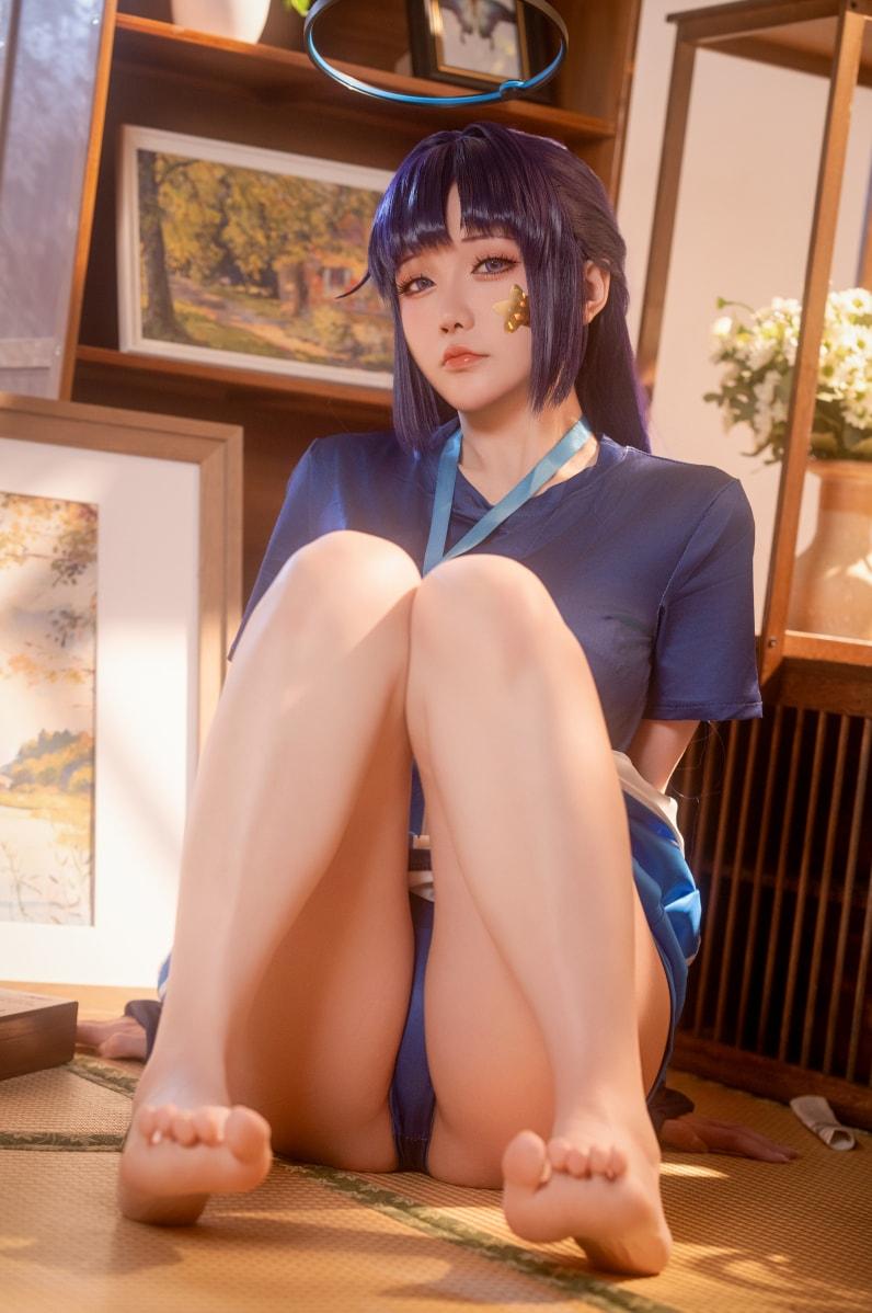 星之迟迟 2025年6月计划E 蔚蓝档案-早濑优香体操服-精美作品