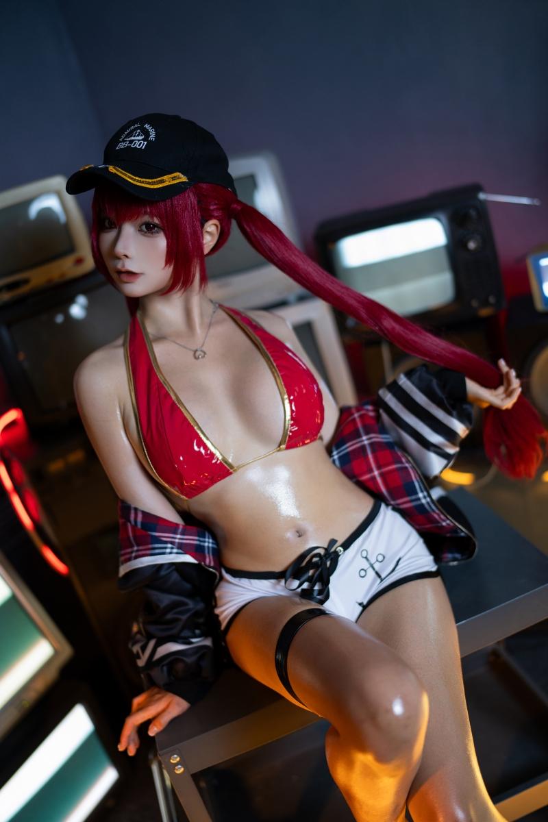 蠢沫沫 宝钟玛琳 船长【300P-2V-3.25GB】-完美coser