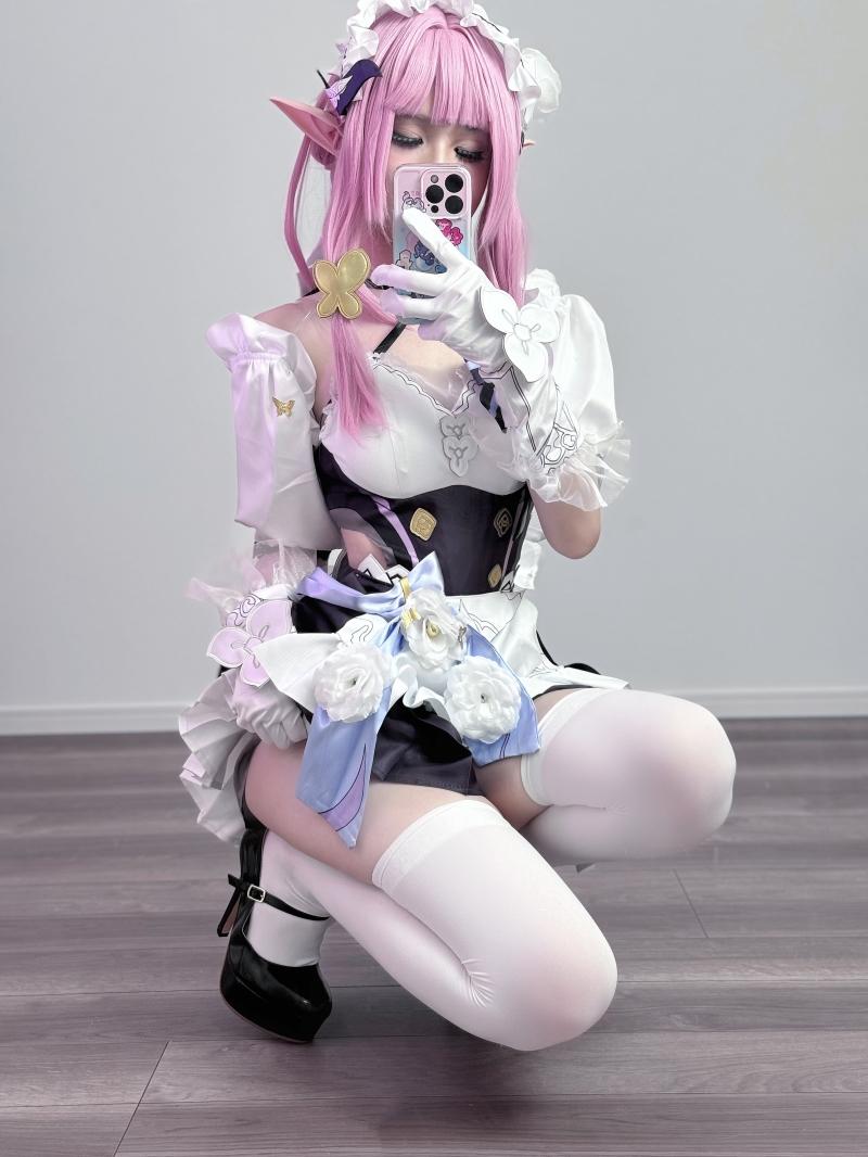 幼愛Youmeko 崩坏3 爱莉希雅女仆装【20P-68.5MB】-完美coser