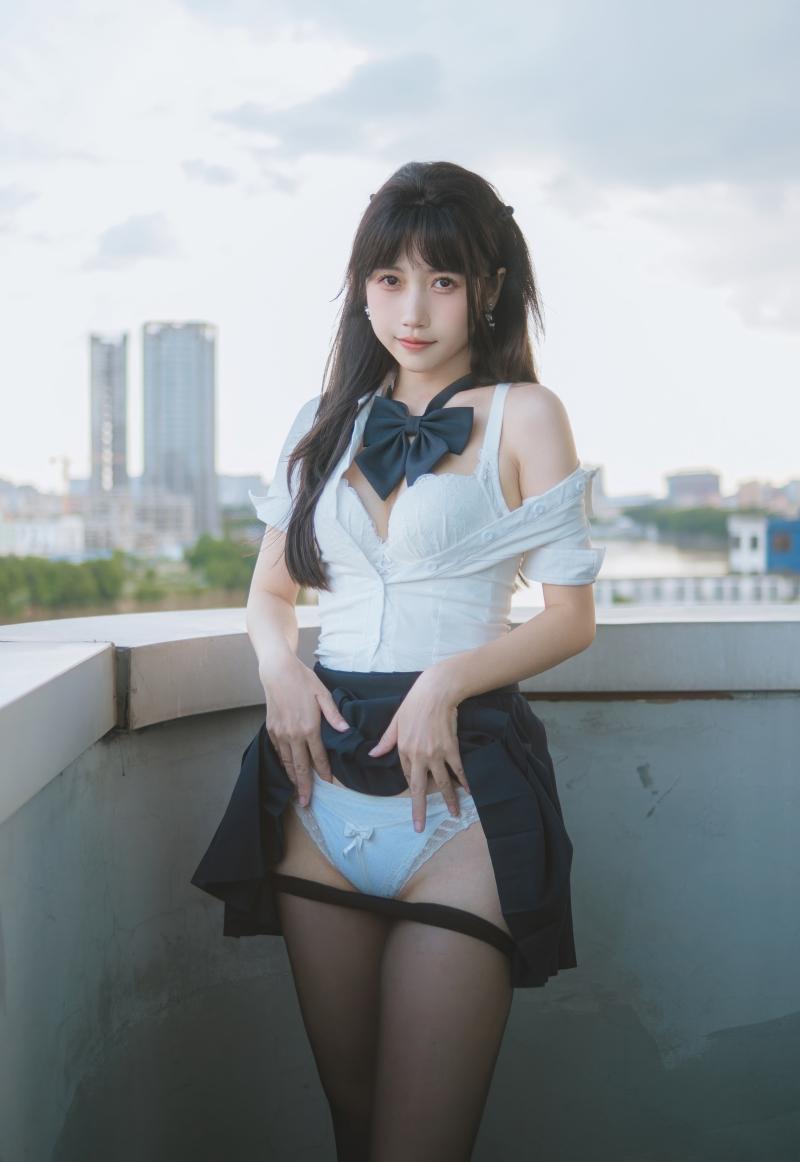 不呆猫 JK学妹户外【59P-390MB】-小编强推