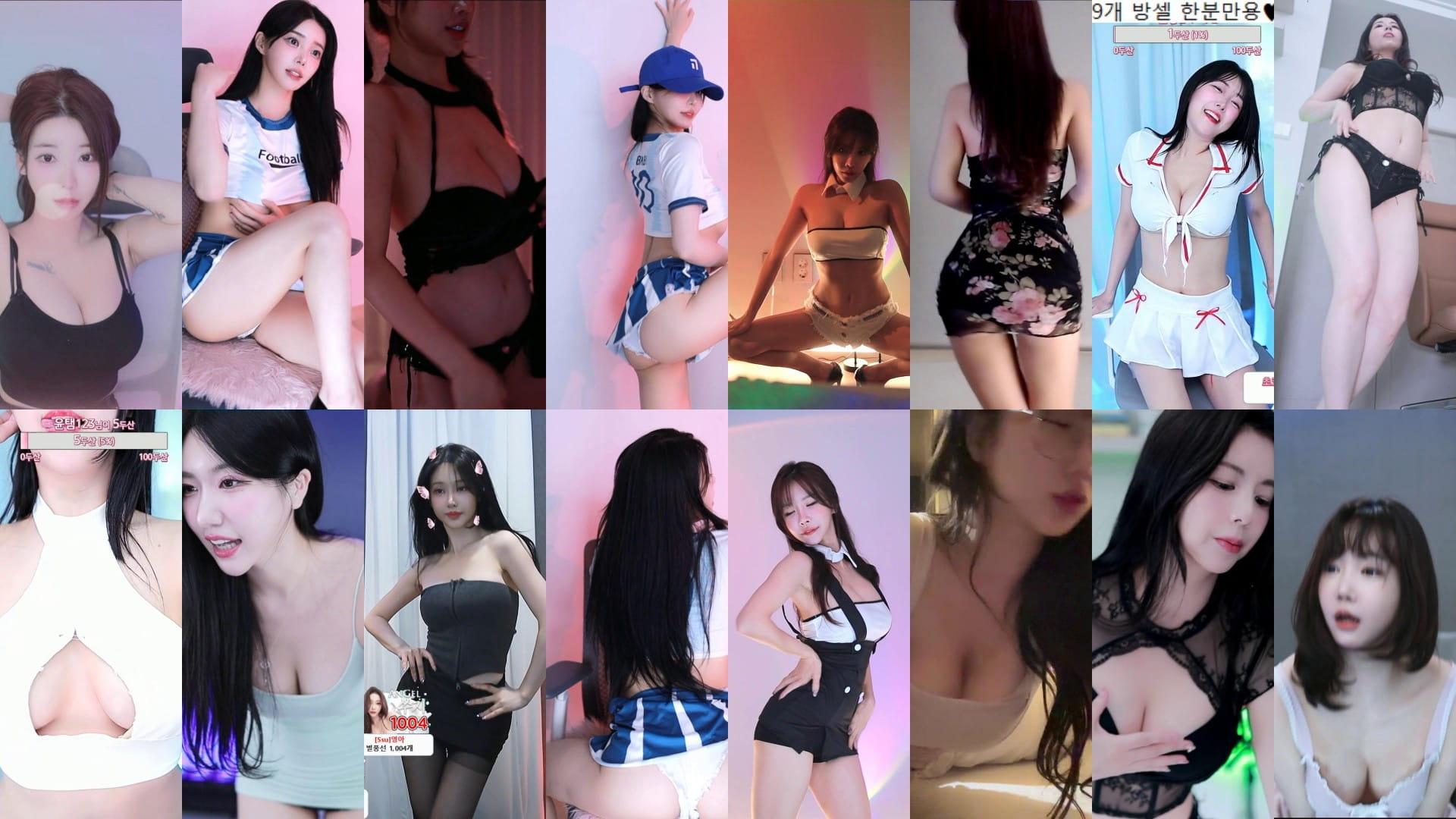 AfreecaTv韩国BJ 24年10月20日录制舞蹈合集素材大全 AfreecaTv韩国BJ 24年10月20日录制舞蹈合集素材大全